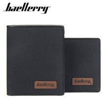 Baellerry-cartera pequeña de lona para hombre, billetera masculina de alta calidad, tarjetero 2024 - compra barato