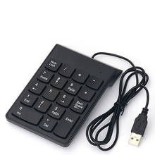 Wired USB Numeric Keypad Slim Mini Number Pad Digital Keyboard 18 Key for iMac/Mac Pro/MacBook/MacBook Air/Pro Laptop PC Desktop 2024 - buy cheap