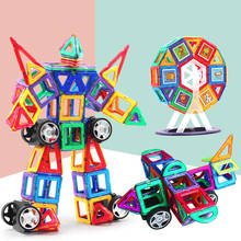 Juguetes magnéticos de gran tamaño para niños, bloques de construcción DIY a granel, juguetes educativos, accesorio de construcción, modelo de imán, regalo 2024 - compra barato