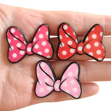 30pcs 3 Colors Mixed Dot Hair Bow Flatback Planar Resin Cabochon DIY Craft Embellishments for Home Decoration Accessories 2024 - buy cheap