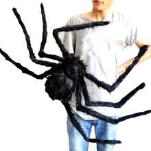 Halloween Horrible Giant Spider Hanging Decoration Haunted House Bar Ornament 2024 - buy cheap