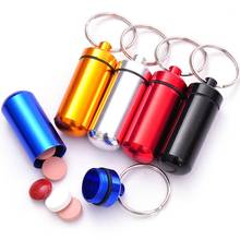 Joylife Travel Waterproof Mini Key Ring Medicine Pill Bottle Box Tablet Storage Case Container Organizer Dispenser Holder 2024 - buy cheap