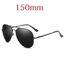 vazrobe 150mm Oversized Mens Polarized Sunglasses Black Aviation Sun Glasses for Man Driving Polarizing Sunglass UV400 Pilot 2024 - compre barato
