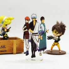 Gintama Gintoki Kagura Shinpachi acrylic stand figure model plate holder cake topper anime Japanese 2024 - buy cheap