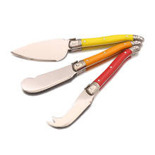 Jaswehome стиль Laguiole набор из 3 ножей для сыра из нержавеющей стали с полной ручкой Tang, ножи для сыра, слайсер, посуда, столовые приборы 2024 - купить недорого