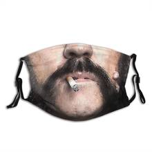 Lemmy Lemy Motor Beard Cigar Reusable Mouth Face Mask with filters Anti Wind Dust Proof Earloop Protection Cover Respirator 2024 - buy cheap