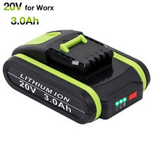 3000mAh 20V Lithium-Ion Rechargeable Battery for Worx 20V Power Tools WX523 WX390 WX693.9 WX366.5 WG329E WG259E WG629E WG546E 2024 - buy cheap