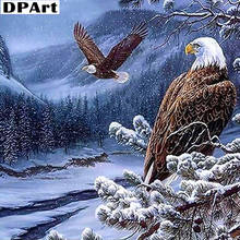 Diamond Painting Full Square/Round Drill Eagle Flying In Snow 5D Daimond Painting Embroidery Cross Stitch Kit Rhinestone Zou308 2024 - buy cheap