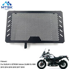 For SUZUKI V-STROM Vstrom DL650 DL1000 2013-2018 Motorcycle Accessories Radiator Grille Grill Cover Guard Protector Stainless 2024 - buy cheap