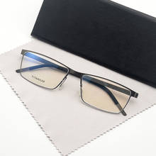 2022 Titanium Glasses Frame Rectangle Square Men Screwless Business Women Myopia Eyeglasses Optical Prescription Brand Eyewear 2024 - buy cheap