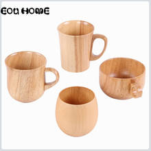 Creative Natural Jujube Wood Mugs Japan Style Breakfast Beer Milk Mug Green Tea Coffee Wooden Cup Water Bottle Home Drinkware 2024 - buy cheap