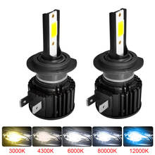 H4 Cob Headlight H7 H11 H1 H3 9005 HB3 9006 HB4 9012 HIR2 H8 H9  H13 9004 9007 4 Side Led Car Headlamp Car Bulb 6500K 12V 24V 2024 - buy cheap