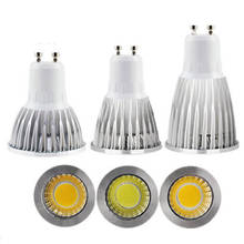 Dimmable LED spotlight GU10 9W/12W/15W LED Bulb AC85-265V COB spotlight LED Bulb GU10 LED Lamps Warm white/cold white/white 2024 - buy cheap