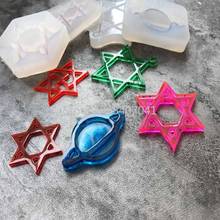 Popular-Molde de silicona líquida con forma de Planeta y Estrella, joyería de resina, colgante UV, accesorios de joyería, herramienta de joyería artesanal, 1 unidad 2024 - compra barato