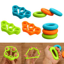 3 Levels Finger Hand Grip Silicone Ring Gripper Strengthener Hand Grip Exerciser Trainer Resistance Band Indoor Outdoor for New 2024 - buy cheap