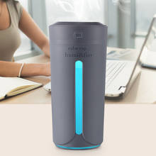 Air humidifier eliminate static electricity clean air Care for skin Nano spray technology Mute design 7 color lights car office 2024 - купить недорого