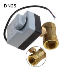 AC 220V DN15 DN20 DN25 2 Way 3 Wire Brass Motorized Ball Valve Electric Actuato with Manual Switch 2024 - buy cheap