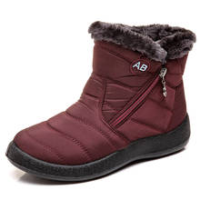 Botas de Mujer Botas de nieve súper cálidas para invierno zapatos de Mujer Casual tobillo Botas Mujer Botas de invierno impermeables botines de Mujer 2024 - compra barato