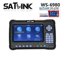 Medidor buscador de satélite Digital WS6980, pantalla LCD HD de 7 pulgadas, analizador de espectro de DVB-S2 de DVB-T2, constelación Satlink, original 2024 - compra barato