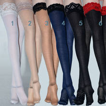 In Stock 1/6 Scale Sexy Female Figure Accessory Ultra-thin Stockings Over the Knee Socks with Lace Model for 12'' Body 2024 - buy cheap