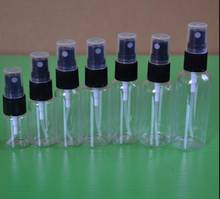 Mini spray transparente de plástico, frasco pequeno de spray vazio para maquiagem e cuidados com a pele, recarregável para uso em viagem, 100 peças, 10ml, 20ml, 25ml 2024 - compre barato