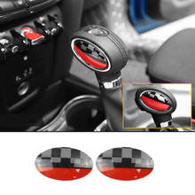 2Pcs Car Gear Shift Knob Cover Sticker for MINI Cooper JCW F54 F55 F56 F57 F60 2024 - buy cheap