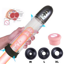 Bomba de vacío eléctrica para agrandar el pene, extensor de erección de pene, recargable por USB, juguete sexual masculino 2024 - compra barato
