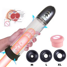 Electric Penis Pump Automatic Penis Enlargement Vacuum Pump USB Rechargeable Cock Erection Penile Extender Male Enlarger Sex Toy 2024 - buy cheap