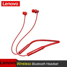 Lenovo-auriculares inalámbricos HE05X con banda para el cuello, cascos con Bluetooth 5,0, estéreo Dual, graves, HiFi, música, micrófono, ipx5, impermeables 2024 - compra barato