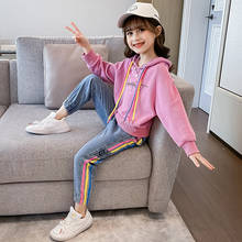 Sweet Spring Autumn Children Clothes Baby Girls Sweatshirts + Pants Kids Teenagers Tracksuit Sport Suits Outwear High Quality 2024 - buy cheap
