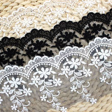 Water Soluble Lace white black Process Embroidery Home Soft Decoration Wedding Dress Lace Sewing Accessories Embroidery Lace 2024 - buy cheap