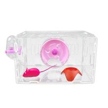 Acrylic Hamster Cage Small Pet Villa Transparent Breathable Castle Deluxe Basket Dropship 2024 - buy cheap