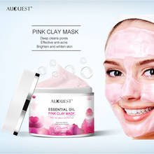 Auquest 50g Pink Clay Mask Pore Black Dots Blackhead Deep Cleansing Mask Against Face Acne Exfoliating Facial Beauty Skin Care 2024 - buy cheap