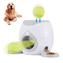 2 in1 Bola Cão de Estimação Alimentador de Buscar Comida Recompensa Máquina de Treinamento Interativo Toy home decoração acessórios игрушки для собак 2024 - compre barato