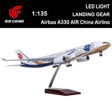 47CM 1:135 Scale Airbus A330 Model AIR China Airlines Airway Landing Gear Wheels Lights Resin Aircraft Plane Airliner Adult Toys 2024 - buy cheap