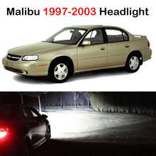 Xlights 	диодные лампы для авто автомобильные лампы для Chevrolet Chevy Malibu 1997 1998 1999 2000 2001 2002 2003 светодиодные фары лампы ближнего света Canbus 12 В 6000 К лампы фары аксессуары 2024 - купить недорого