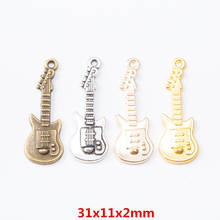 130 piezas de guitarra retro colgante de aleación de zinc DIY estilo europeo fabricación de joyas 7223 2024 - compra barato