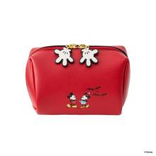 Disney Mickey mouse cosmetic plush purse bag lady clutch bag cartoon coin pu purse bag  holder card mini storage handbag 2024 - buy cheap