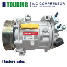 For Peugeot air ac compressor For Peugeot 407 508 607 Citroen C5 C6 9648138980 9654764280 9656574080 9660555380 9670022580 6453 2024 - buy cheap