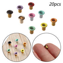 20Pcs 1mm Colorful Mini Eyelet Buttons for DIY Doll Belt Buckles Metal Buckle Snap Buttons Bag Shoes Clothes Sewing Accessories 2024 - buy cheap