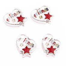 F1111 Heart Friends Five-pointed star floating charms 20pcs/lot for living memory glass floating locket charms DIY jewelry 2024 - buy cheap