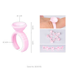 1000Pcs Small Medium Large Divider Undivided Pink Disposable Tattoo Ink Ring Cup for Eyelash Glue Microblading Caps Container 2024 - buy cheap