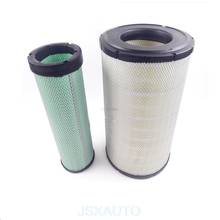 Elemento de filtro de aire de excavadora, accesorios para Kobelco SK200-8, 210, Super 8, Hitachi, ZX200-3-5-6 2024 - compra barato