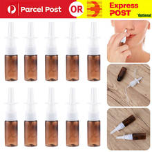 10PC 10ml 30ml 50m White Empty Plastic Nasal Spray Bottles Pump Sprayer Mist Nose Spray Refillable Bottle For Medical Packaging 2024 - buy cheap