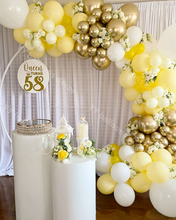 Matte Yellow Balloon Garland Kit White Metal Gold Latex Globos For Wedding Summer Party Kids Birthday Decorations Baby Shower 2024 - buy cheap