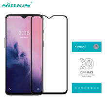 Nillkin-Protector de pantalla de cristal templado para OnePlus 7 6T, película de vidrio antideslumbrante, cobertura completa, XD CP + MAX 2024 - compra barato