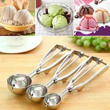 1pc 4/5/6cm Ice Cream Scoop Ice Cream Mash Potato Fruit Decor Mold Scoop Stainless Steel Spoon Spring Handle Kitchen Accessories 2024 - buy cheap