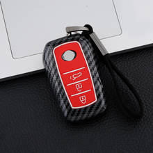 Carbon fiber Silicone Car Remote Key Cover Case For Toyota Rav4 Corolla Highlander Hilux surf vigo revo Fortuner 2014-2017 2018 2024 - buy cheap