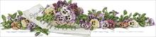 Horizontal Pansy Waltz Counted Cross Stitch Kit Cross stitch RS cotton with cross stitch Magazine money 2024 - buy cheap