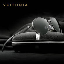 VEITHDIA Fashion Brand Designer Aluminum Magnesium Driving Sun Glasses Polarzed Mirror lens Male Eyewear Sunglasses For Men 3801 2024 - buy cheap